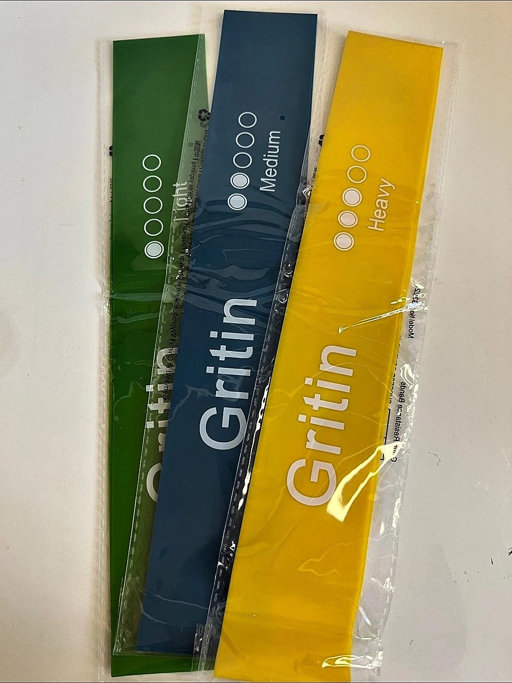 Gritin Resistance Bands Set Athletic